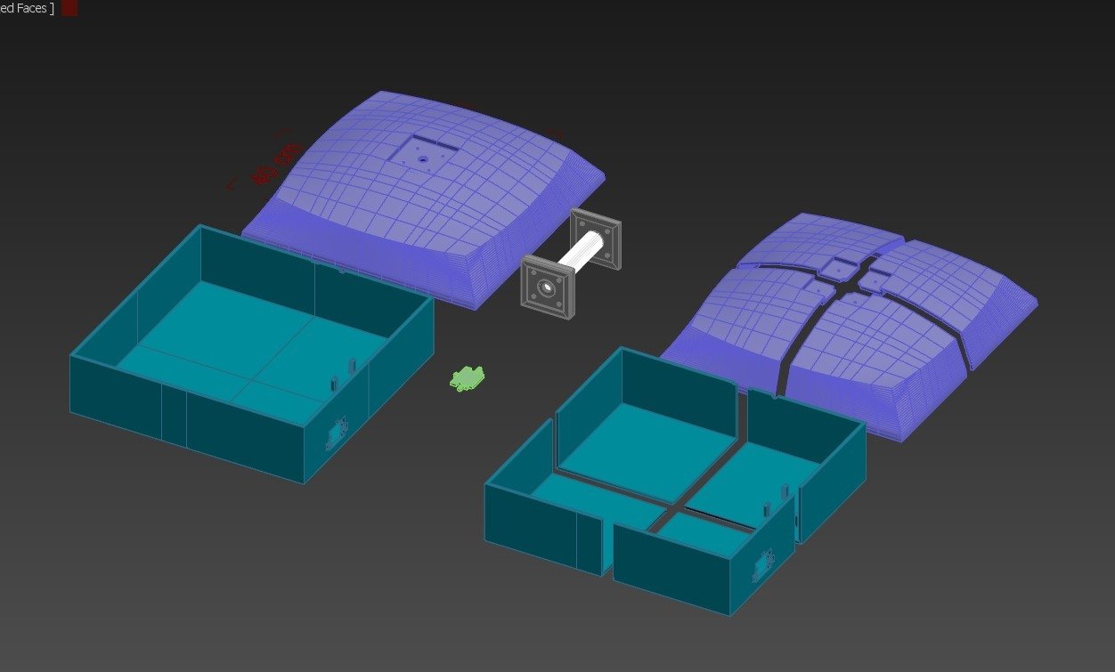 Modular print segments